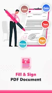 Fill & Sign PDF Document Capture d'écran 0