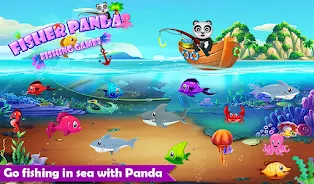 Fisher Panda - Fishing Games স্ক্রিনশট 0