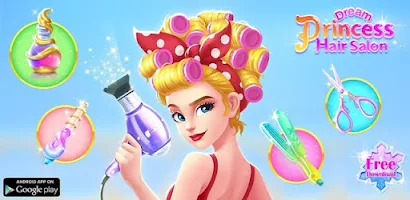 Princess Dream Hair Salon Zrzut ekranu 0