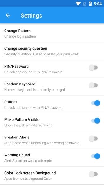 Fingerprint App Lock Zrzut ekranu 0