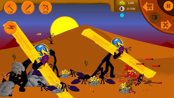 Stickman War Infinity battle mod apk