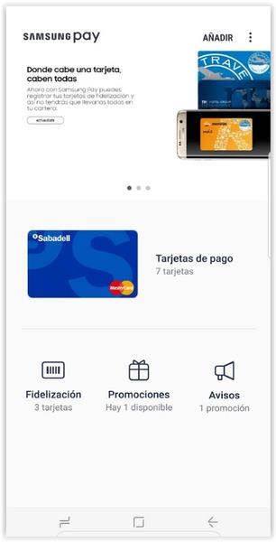 Samsung Pay ဖန်သားပြင်ဓာတ်ပုံ 1