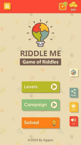 Riddle Me - A Game of Riddles Ekran Görüntüsü 0