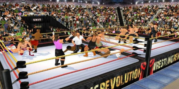 Wrestling Revolution 3D Capture d'écran 2