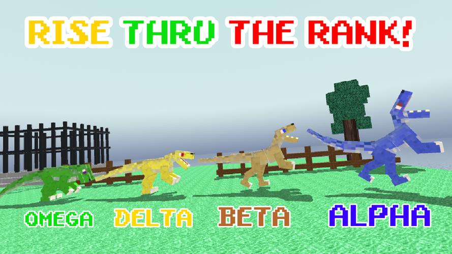 Schermata Blocky Dino Park Raptor Attack 1