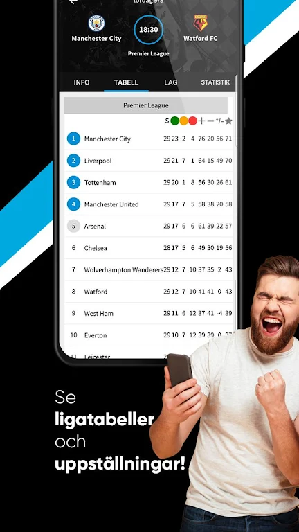 TVmatchen.nu - sport på TV ဖန်သားပြင်ဓာတ်ပုံ 1
