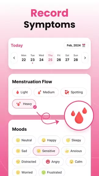 Period Tracker Ovulation Cycle Ekran Görüntüsü 2