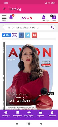 Avon Türkiye Üyelik Schermafbeelding 2