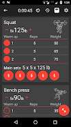 5x5 Workout Logger Zrzut ekranu 1