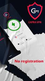 Capra VPN ဖန်သားပြင်ဓာတ်ပုံ 1