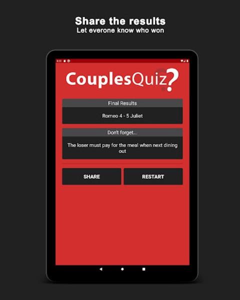 Couples Quiz Screenshot 0