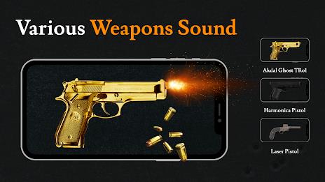 Gun Shot Sounds: Gun Simulator Captura de tela 2