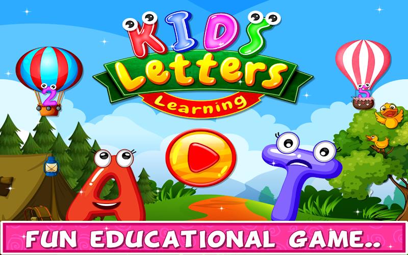 Kids Letters Learning Game স্ক্রিনশট 0