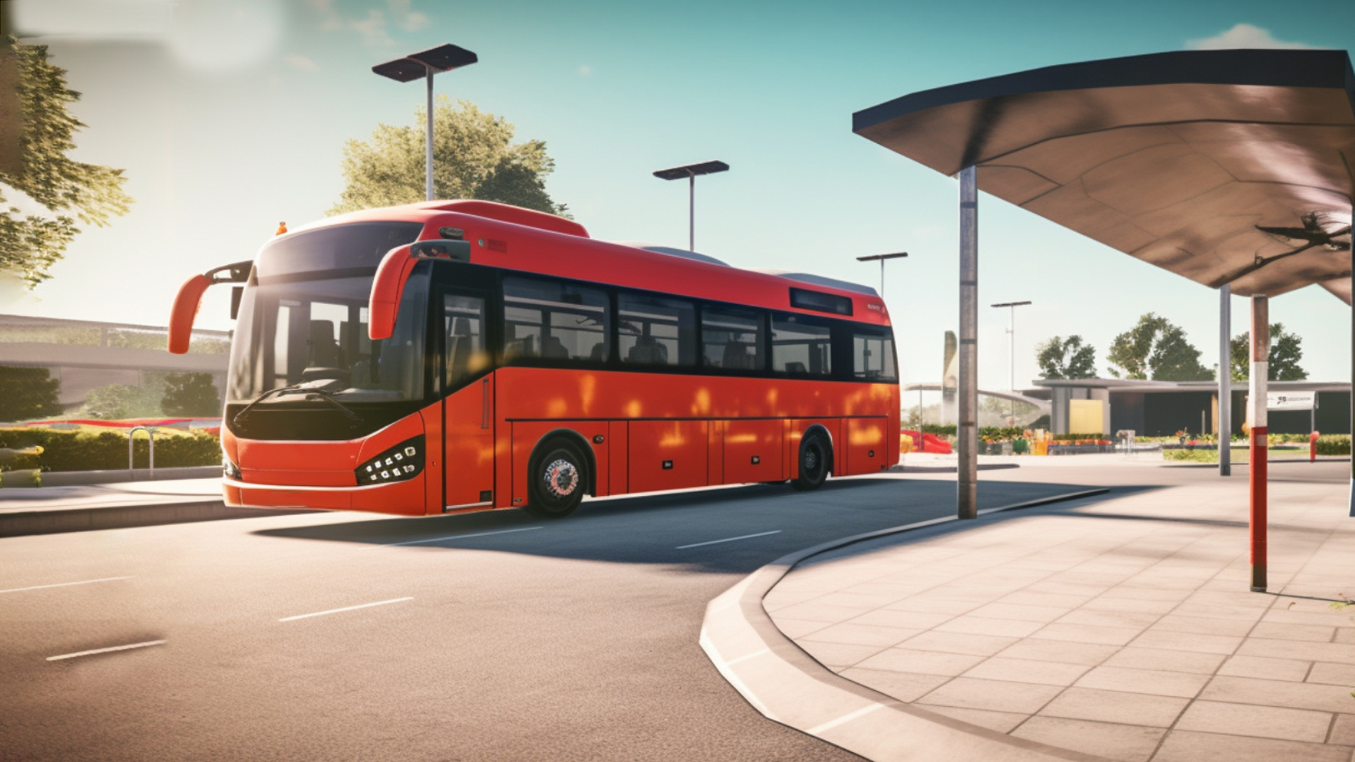 US Bus Simulator: 3D Bus Games Ảnh chụp màn hình 1