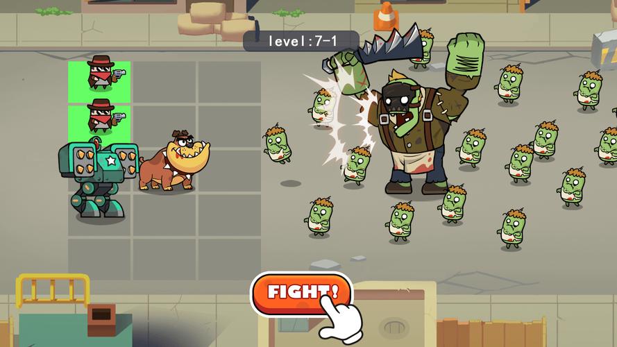 Merge Mech vs. Zombie Brawl スクリーンショット 0
