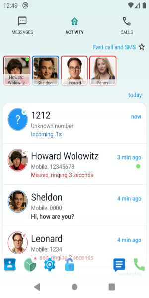 Smart Notify - Dialer & SMS Captura de pantalla 2