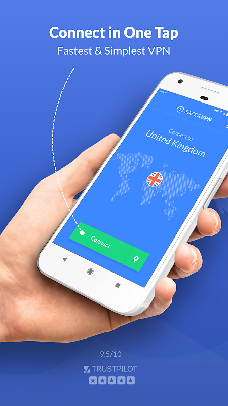 Schermata Free VPN Proxy & Hotspot WiFi security - SaferVPN 0