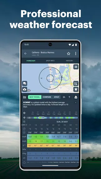 Windy.app - Enhanced forecast স্ক্রিনশট 1