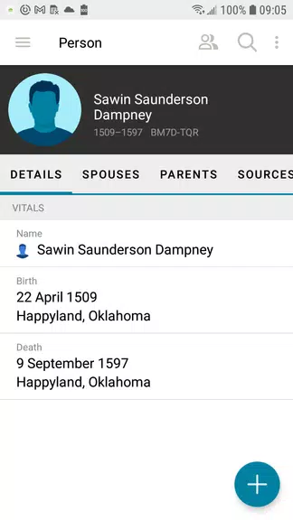 FamilySearch – Stammbaum Screenshot 2