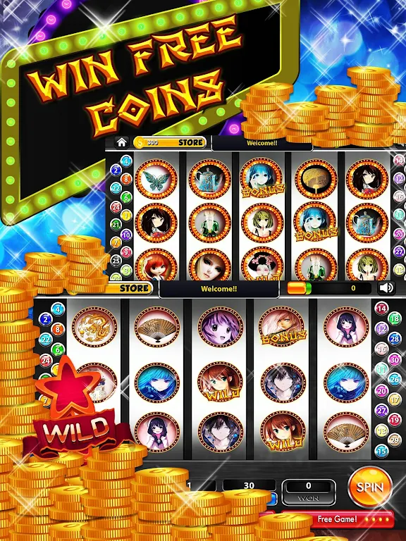 Anime Slots – Tokyo Pokies Capture d'écran 2