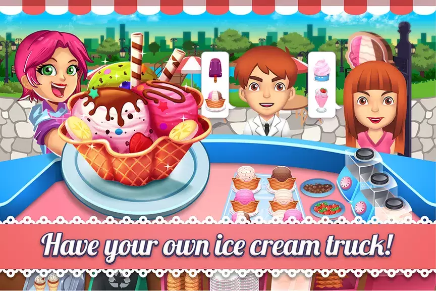 My Ice Cream Shop: Time Manage ภาพหน้าจอ 0