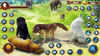 Schermata Virtual Wild Wolf Family Sim 1