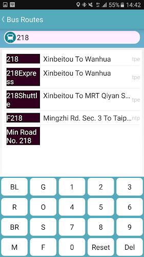 Keelung Bus Timetable Tangkapan skrin 2