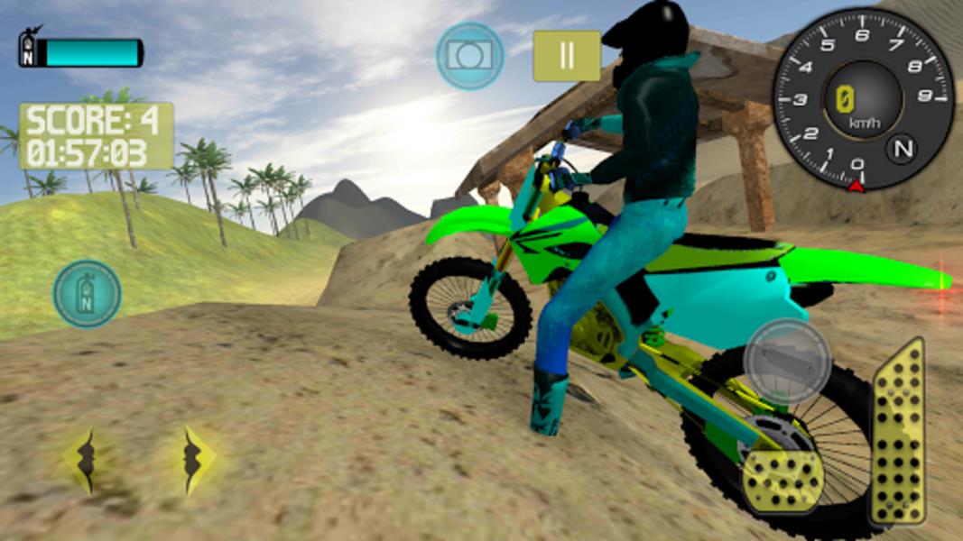 Motocross Desert Simulator Скриншот 0