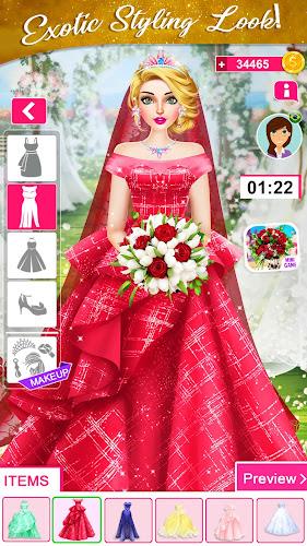 Wedding Dress up Girls Games Zrzut ekranu 2