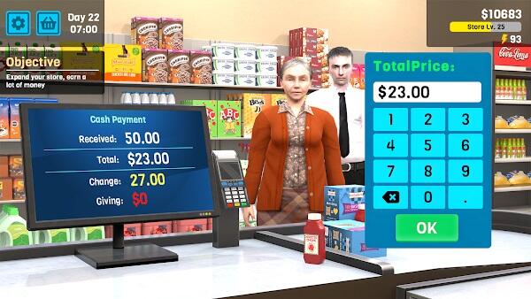 Schermata Manage Supermarket Simulator 2