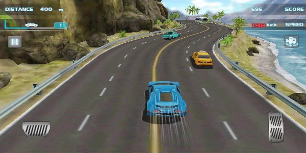 Turbo Driving Racing 3D Schermafbeelding 0