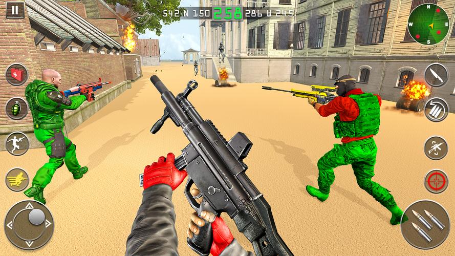 FPS槍射擊遊戲離線：槍遊戲 - 陸軍遊戲應用截圖第2張