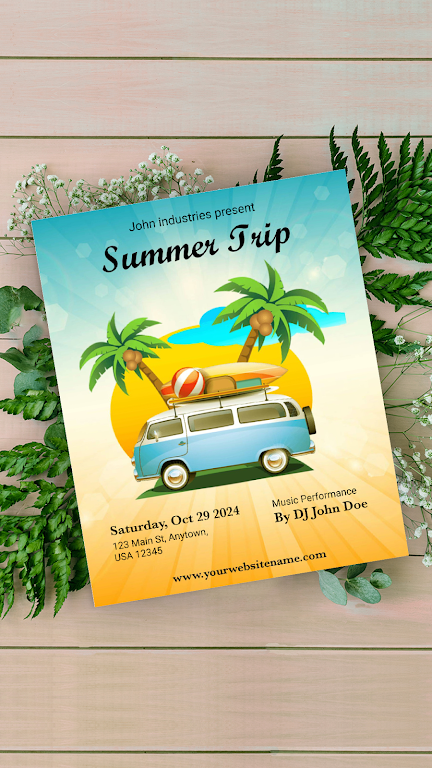 Flyers, Poster Maker, Design Mod ภาพหน้าจอ 3