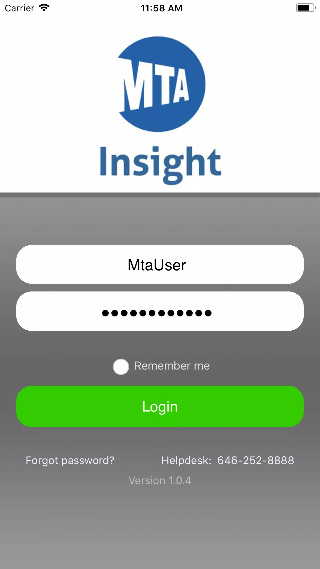 MTA Insight スクリーンショット 2