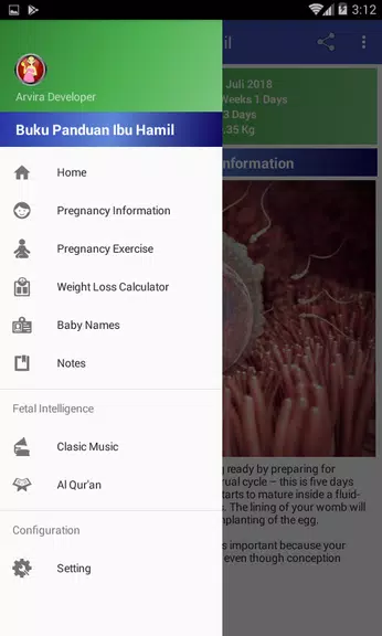 Pregnancy Guide Captura de pantalla 1