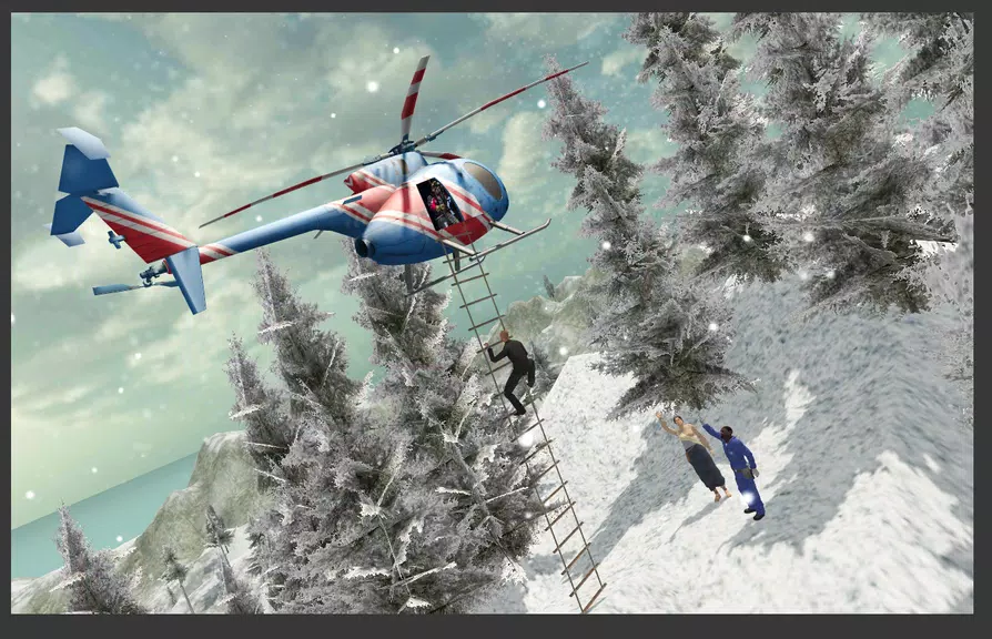 Helicopter Hill Rescue स्क्रीनशॉट 2