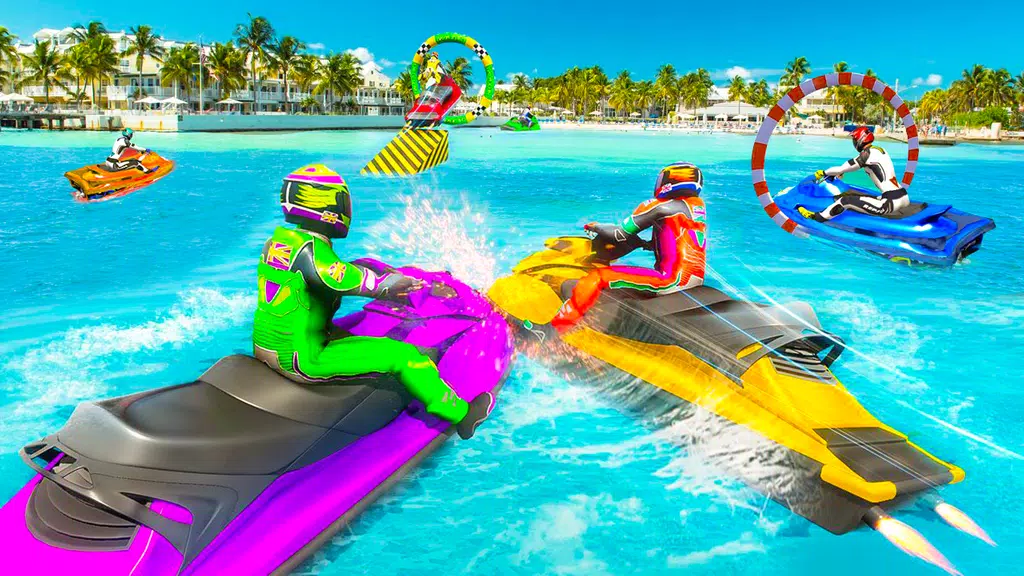 Jet Ski Racing Simulator Games 스크린샷 1