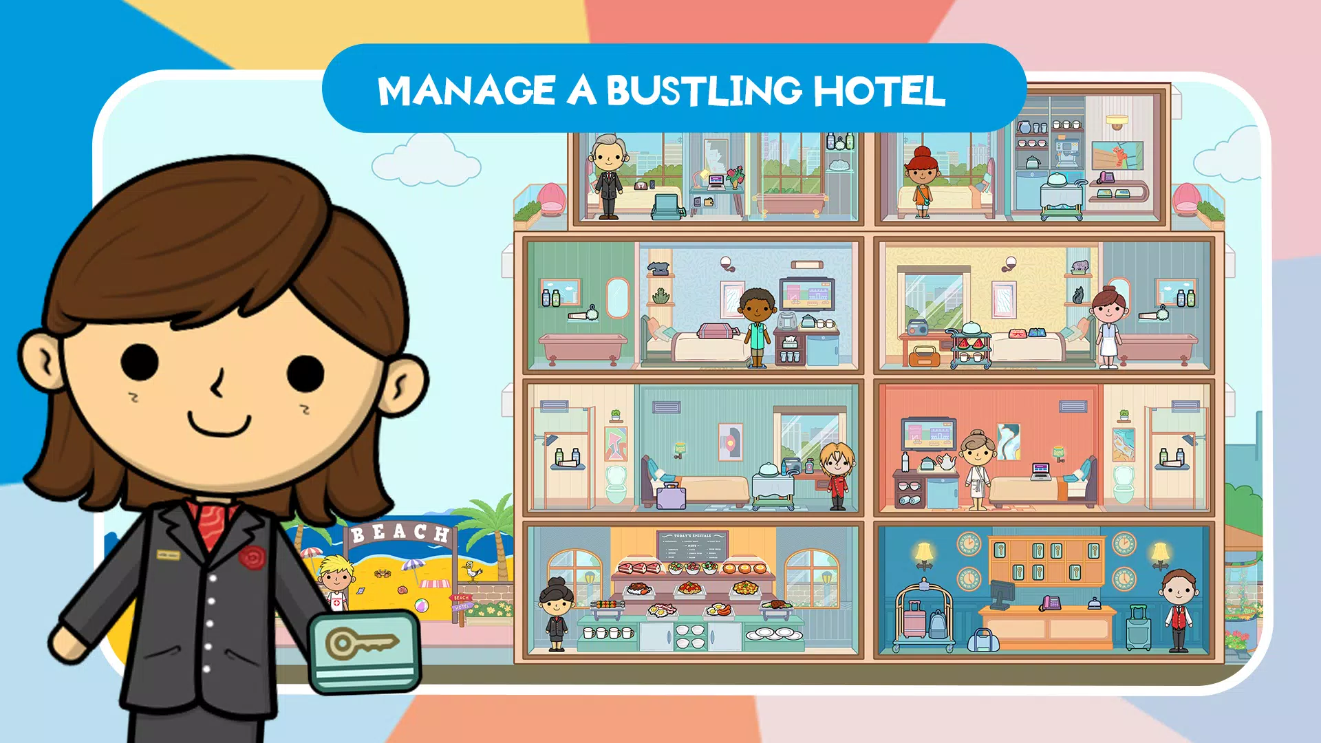 Lila's World: Hotel Vacation Ảnh chụp màn hình 0