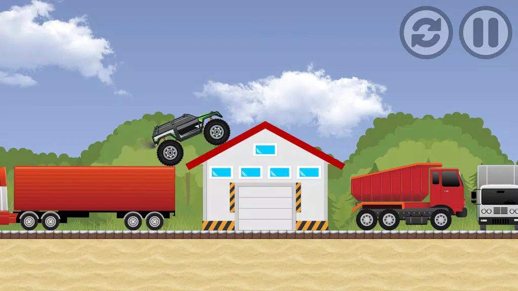 Monster Truck Racing Game ภาพหน้าจอ 3