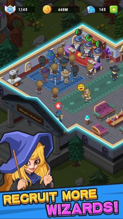 Idle Wizard College ภาพหน้าจอ 3