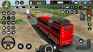 Offroad Coach Bus Simulator 3D Capture d'écran 1