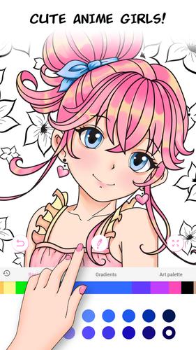 Schermata Anime Games Coloring Book 2