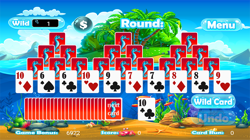 Tri Peaks Solitaire Classic Ekran Görüntüsü 1