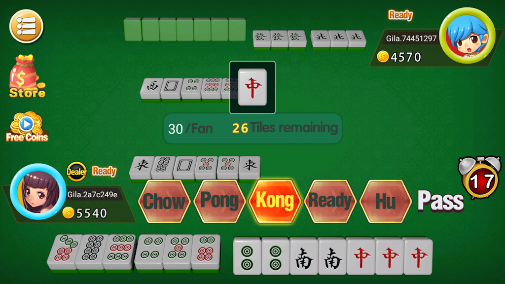 Mahjong 2P: competition Screenshot 0