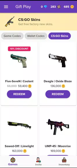 Gift Play - Earn Game Codes ဖန်သားပြင်ဓာတ်ပုံ 3