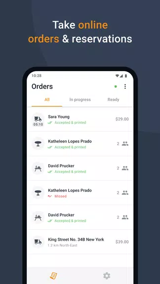 Restaurant Order-Taking App Screenshot 0