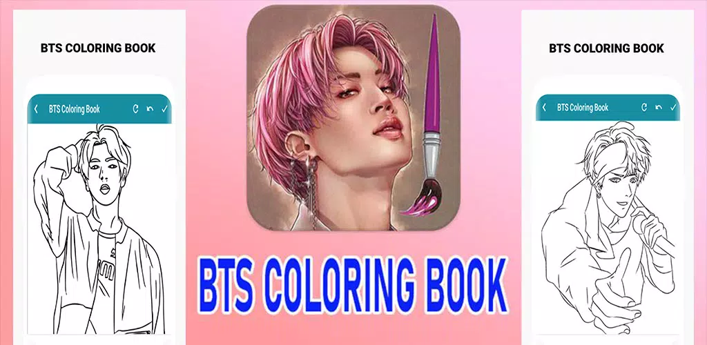 BTS Coloring Book ภาพหน้าจอ 0