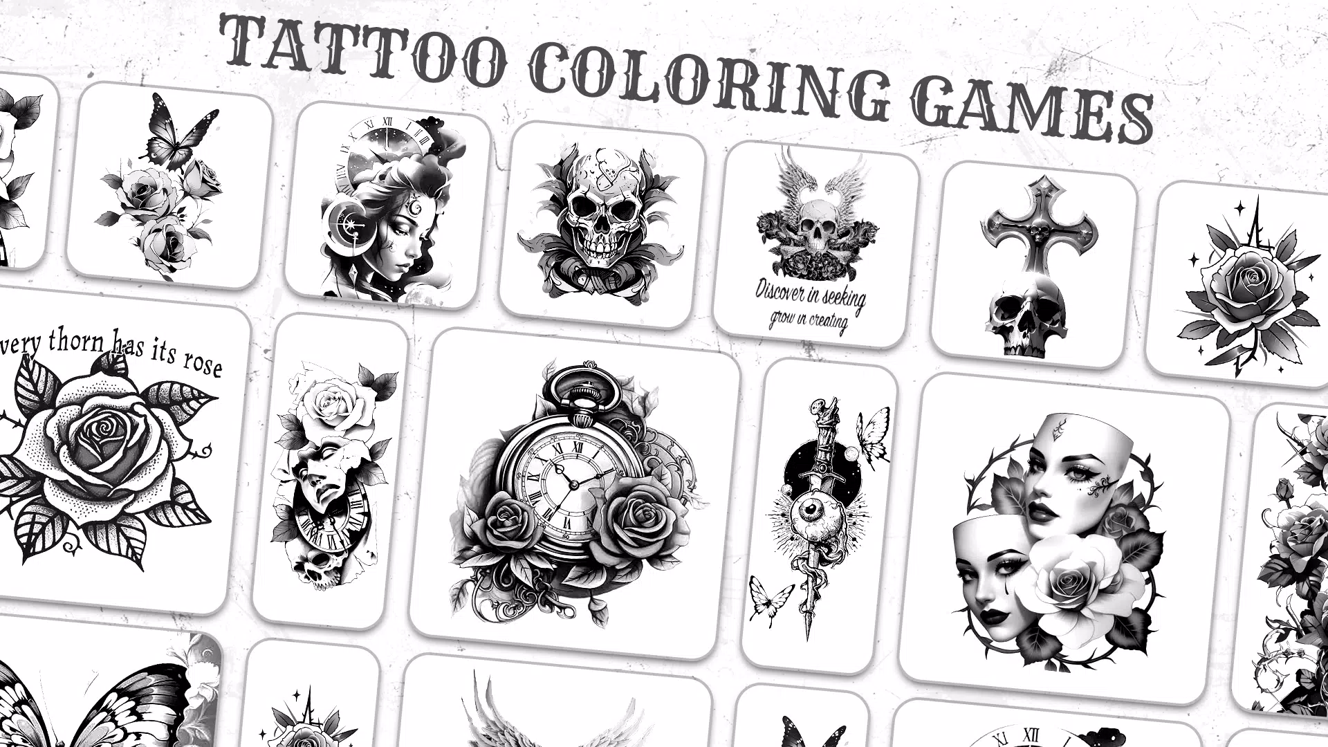 Tattoo Coloring games ဖန်သားပြင်ဓာတ်ပုံ 1