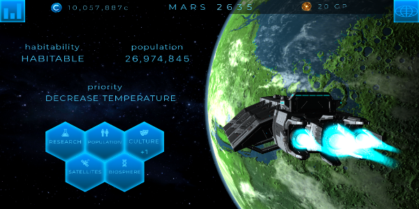 TerraGenesis - Space Settlers Schermafbeelding 2