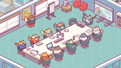 Office Cat: Idle Tycoon Game Schermafbeelding 3